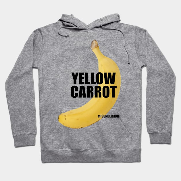 Misunderfruit Yellow Carrot Hoodie by Kiddo Design